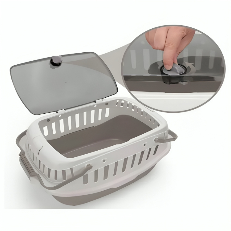 Πλαστικό Κλουβί Μεταφοράς Κατοικίδιου με Καπάκι Ασφαλείας - 40x53x33,5cm - Nobleza Πλαστικό Κλουβί Μεταφοράς Κατοικίδιου με Καπάκι Ασφαλείας - 40x53x33,5cm - Nobleza