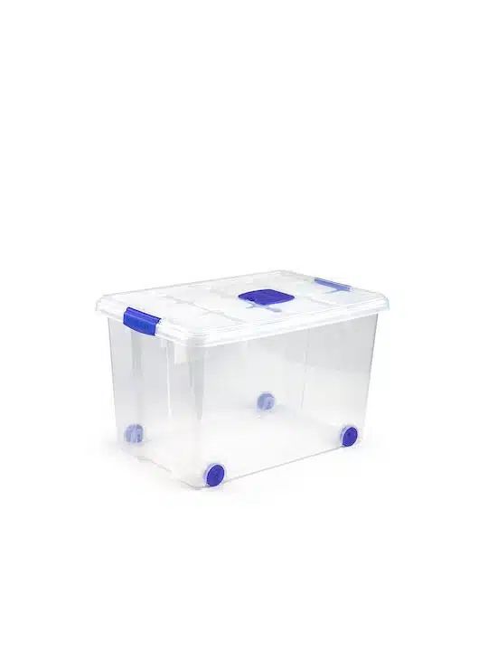 Πλαστικό Κουτί Αποθήκευσης - Οργάνωσης Γενικής Χρήσης με Ρόδες & Καπάκι 40x59x35cm Πλαστικό Κουτί Αποθήκευσης - Οργάνωσης Γενικής Χρήσης με Ρόδες & Καπάκι 40x59x35cm