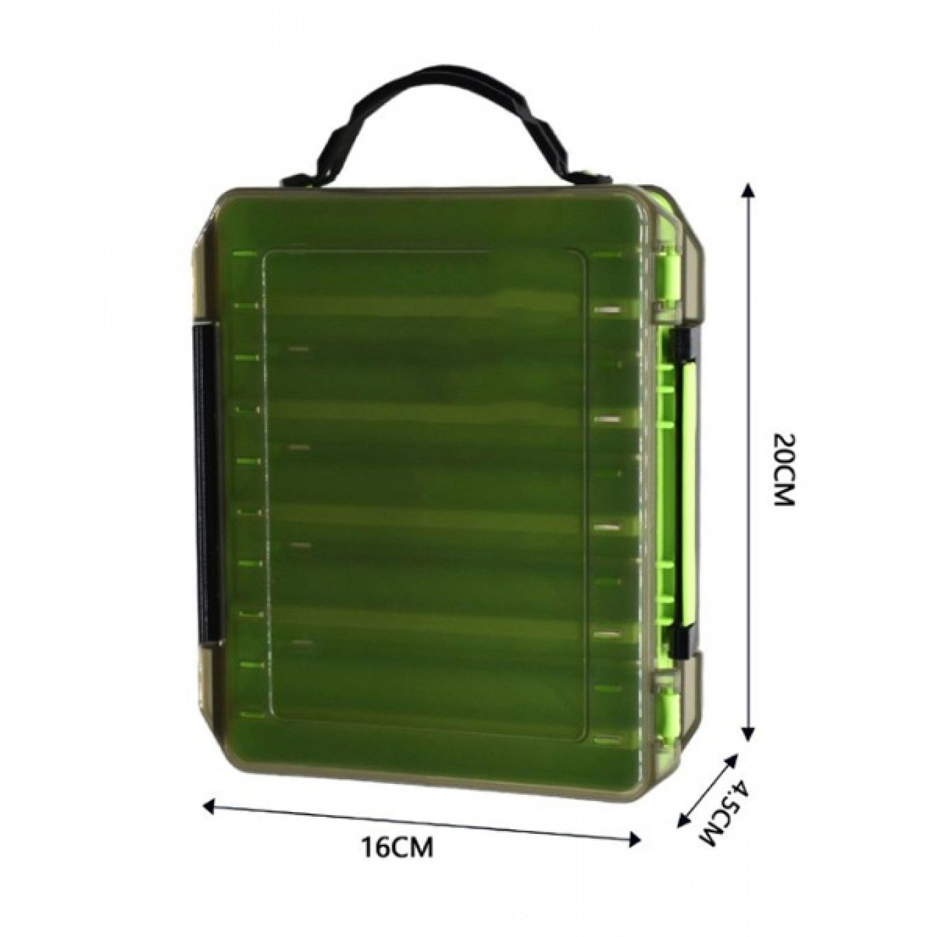 Πλαστικό Κουτί Οργάνωσης- Βαλιτσἀκι Ψαρέματος με Κούμπωμα Ασφαλείας 20x16x4.5cm Πλαστικό Κουτί Οργάνωσης- Βαλιτσἀκι Ψαρέματος με Κούμπωμα Ασφαλείας 20x16x4.5cm