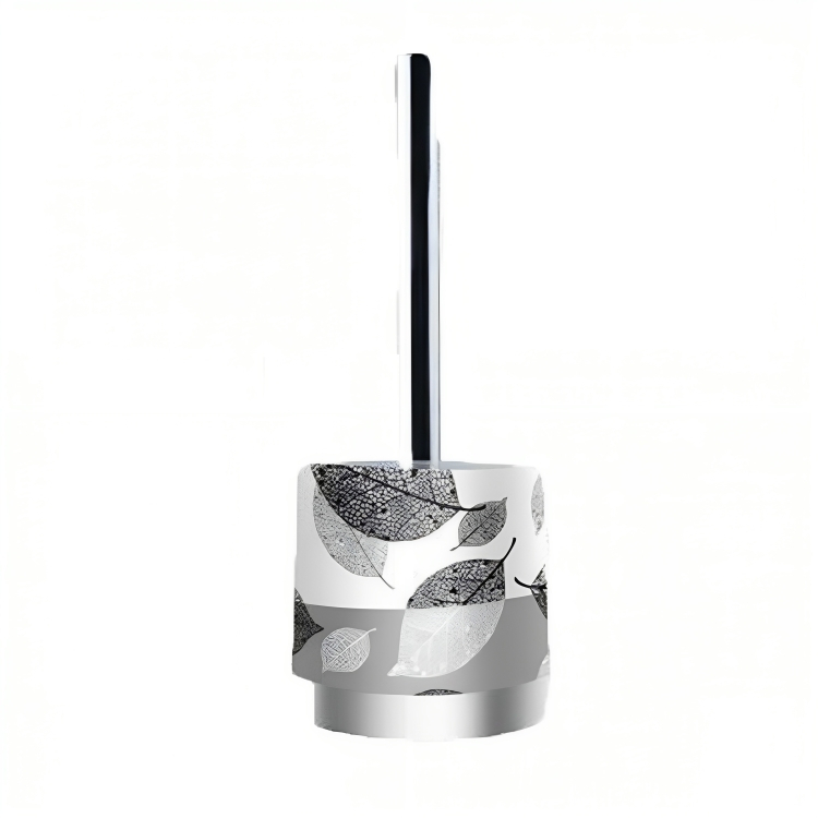 Πλαστικό Πιγκάλ Δαπέδου - Λευκό Γκρι με Φύλλα Πλαστικό Πιγκάλ Δαπέδου - Λευκό Γκρι με Φύλλα