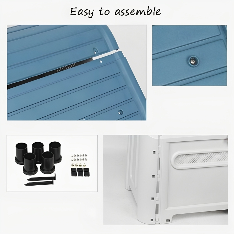 Πλαστικό Σπιτάκι για Μεγάλου Μεγέθους Σκύλους - 111 x 114.5 x 123.5cm - Nunbell Πλαστικό Σπιτάκι για Μεγάλου Μεγέθους Σκύλους - 111 x 114.5 x 123.5cm - Nunbell