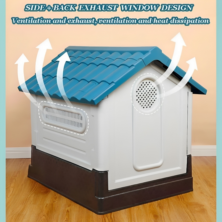 Πλαστικό Σπιτάκι Σκύλου με Μεταλλική Πόρτα - 57 x 66 x 68 cm - Nunbell Πλαστικό Σπιτάκι Σκύλου με Μεταλλική Πόρτα - 57 x 66 x 68 cm - Nunbell