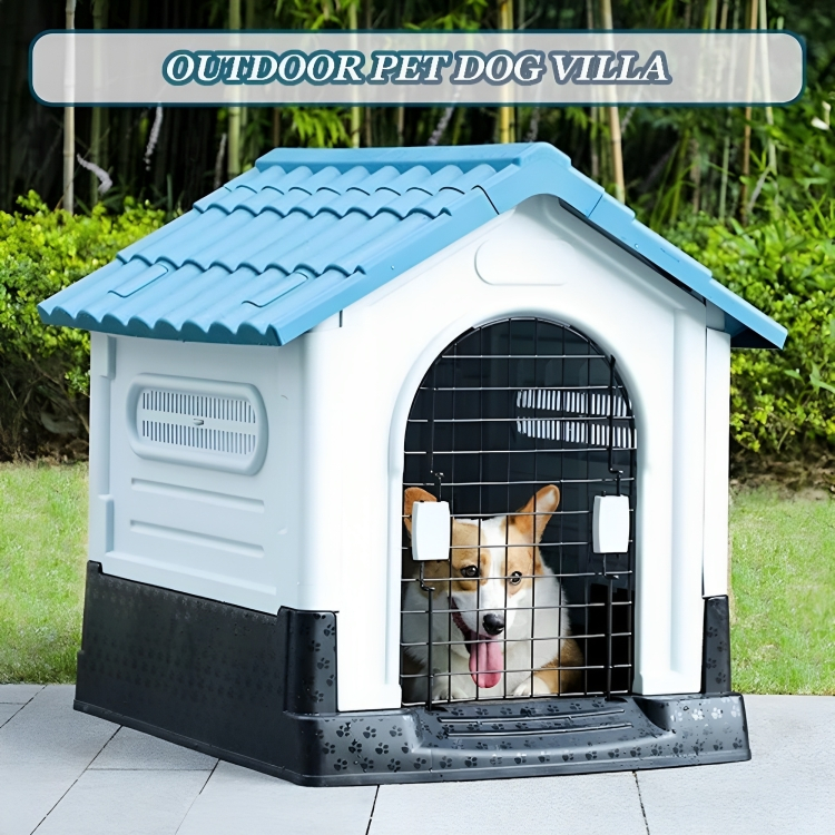 Πλαστικό Σπιτάκι Σκύλου με Μεταλλική Πόρτα - 70 x 76 x 84cm - Nunbell Πλαστικό Σπιτάκι Σκύλου με Μεταλλική Πόρτα - 70 x 76 x 84cm - Nunbell