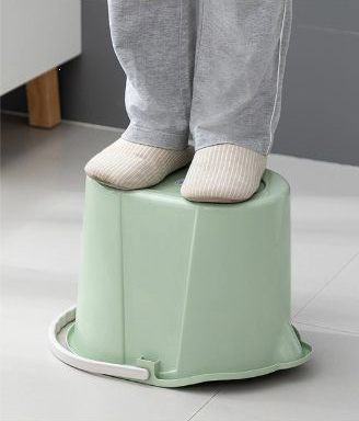 Πλαστικός Κάδος Σφουγγαρίστρας Οικιακός Ροζ Πλαστικός Κάδος Σφουγγαρίστρας Οικιακός Ροζ