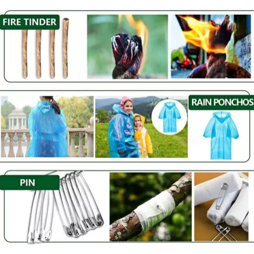 Πλήρες Κιτ Επιβίωσης & Έκτακτης Ανάγκης με 200+ Εργαλεία Επιβίωσης, Πρώτες Βοήθειες, Σκηνή Camping & Θερμική Κουβέρτα - Τσαντάκι Χιαστί Πλήρες Κιτ Επιβίωσης & Έκτακτης Ανάγκης με 200+ Εργαλεία Επιβίωσης, Πρώτες Βοήθειες, Σκηνή Camping & Θερμική Κουβέρτα - Τσαντάκι Χιαστί