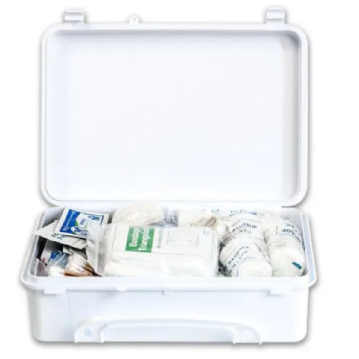 Πλήρες Κιτ Πρώτων Βοηθειών σε Πλαστικό Κουτί 22 x 14 x 7.5cm Πλήρες Κιτ Πρώτων Βοηθειών σε Πλαστικό Κουτί 22 x 14 x 7.5cm