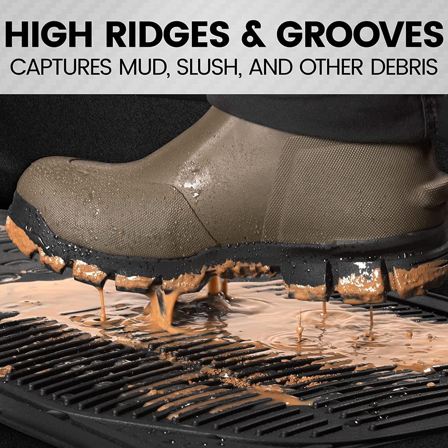 Πλήρες Σετ 3 Τεμαχίων Λαστιχένια Αντιολισθητικά Πατάκια Αυτοκινήτου - Μαύρο Πλήρες Σετ 3 Τεμαχίων Λαστιχένια Αντιολισθητικά Πατάκια Αυτοκινήτου - Μαύρο