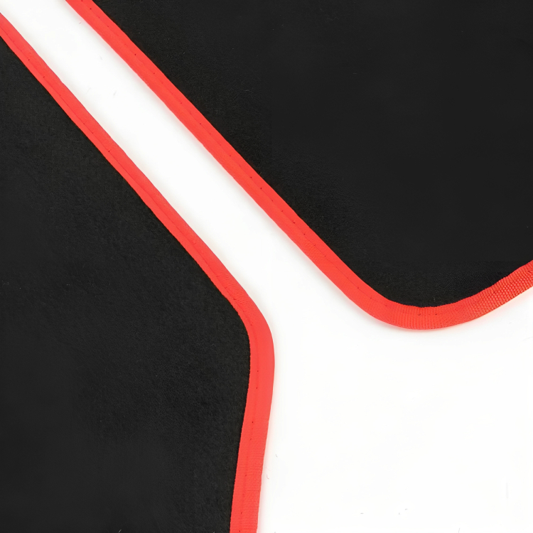 Πλήρες Σετ 4 Universal Αντιολισθητικά Πατάκια Αυτοκινήτου Μοκέτα με Κόκκινη Φλόγα - 4 Τεμάχια Πλήρες Σετ 4 Universal Αντιολισθητικά Πατάκια Αυτοκινήτου Μοκέτα με Κόκκινη Φλόγα - 4 Τεμάχια