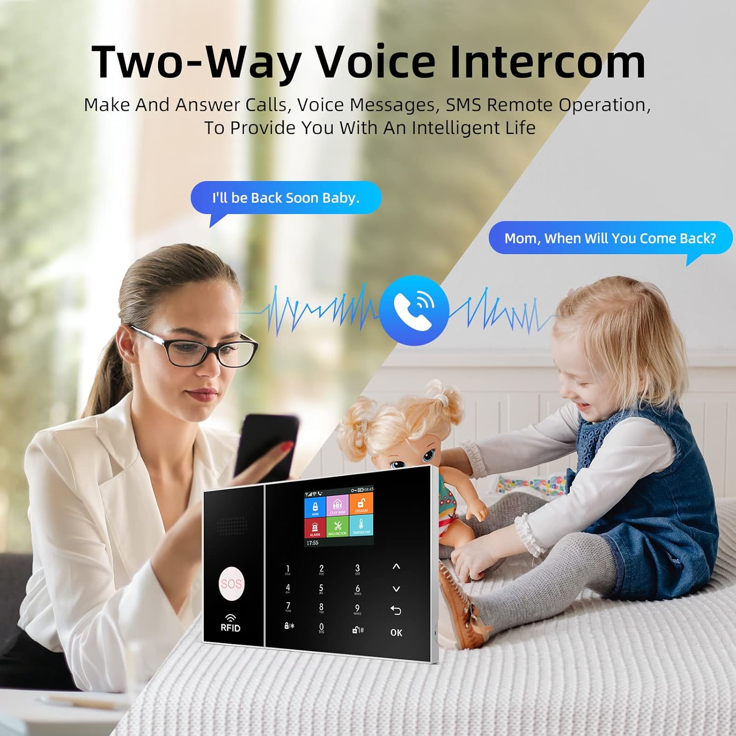 Πλήρες Σύστημα Συναγερμού WiFi/GSM με Έγχρωμη Οθόνη, RFID & Αισθητήρες Κίνησης Πλήρες Σύστημα Συναγερμού WiFi/GSM με Έγχρωμη Οθόνη, RFID & Αισθητήρες Κίνησης