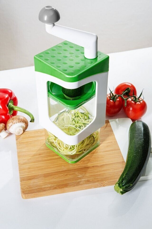 Πολυκόφτης Λαχανικών Χειρός με Μανιβέλα - Με 7 Διαφορετικές Λεπίδες Κοπής Πολυκόφτης Λαχανικών Χειρός με Μανιβέλα - Με 7 Διαφορετικές Λεπίδες Κοπής