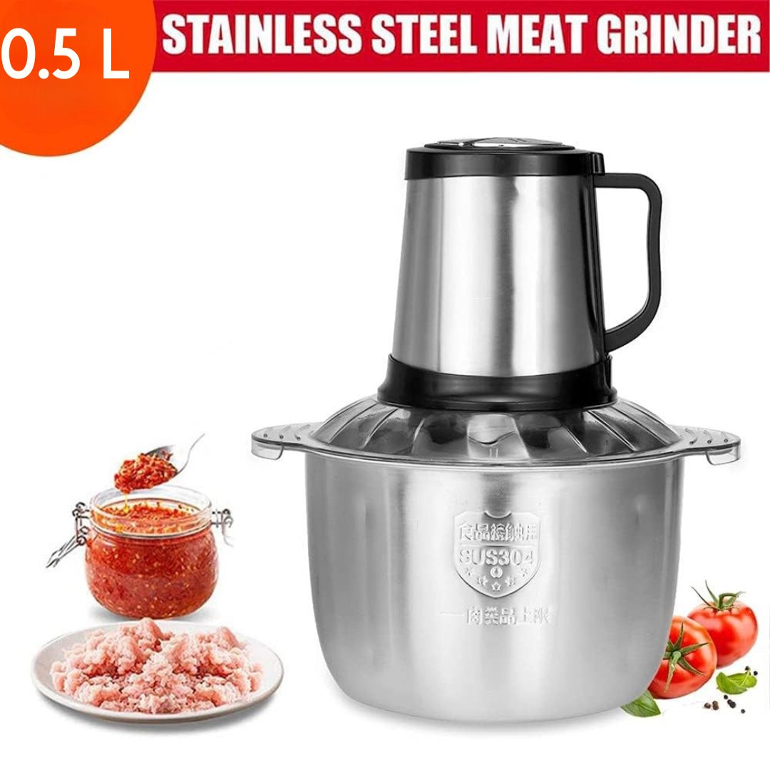 Πολυκόπτης Multi 500 W με 2 Σετ Λεπίδων & Δοχείο 500 mL - Inox Πολυκόπτης Multi 500 W με 2 Σετ Λεπίδων & Δοχείο 500 mL - Inox