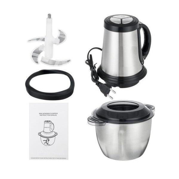 Πολυκόπτης Multi 500 W με 2 Σετ Λεπίδων & Δοχείο 500 mL - Inox Πολυκόπτης Multi 500 W με 2 Σετ Λεπίδων & Δοχείο 500 mL - Inox