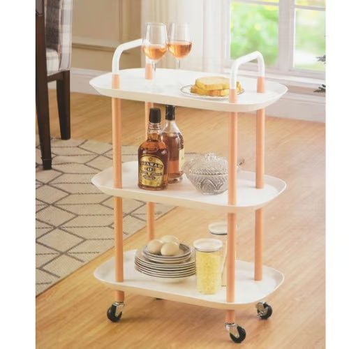 Πολυλειτουργική Τροχήλατη Ραφιέρα - Μεταλλικό Καρότσι Τριών Επιπέδων με 3 Ράφια και Ροδάκια - Τρόλεϊ Οργάνωσης Διακόσμησης σε Λευκό Χρώμα 84×47 Πολυλειτουργική Τροχήλατη Ραφιέρα - Μεταλλικό Καρότσι Τριών Επιπέδων με 3 Ράφια και Ροδάκια - Τρόλεϊ Οργάνωσης Διακόσμησης σε Λευκό Χρώμα 84×47