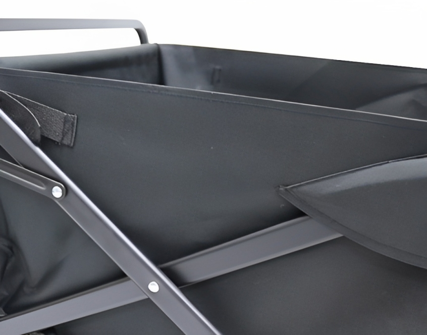 Πολυλειτουργικό Αναδιπλούμενο Τρόλεϊ Καρότσι με 4 Τροχούς και Λαβή - Μεταλλικός Σκελετός - Μαύρο - 70x45x49 εκ Πολυλειτουργικό Αναδιπλούμενο Τρόλεϊ Καρότσι με 4 Τροχούς και Λαβή - Μεταλλικός Σκελετός - Μαύρο - 70x45x49 εκ