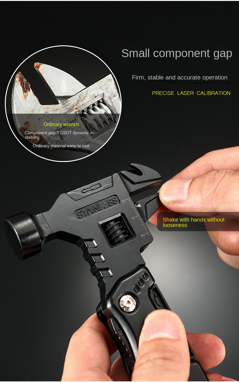 Πολυλειτουργικό Μαχαίρι - Σφυρί Σουγιάς απο Ανοξείδωτο Ατσάλι - Multi Functional Pocket Knife Portable Πολυλειτουργικό Μαχαίρι - Σφυρί Σουγιάς απο Ανοξείδωτο Ατσάλι - Multi Functional Pocket Knife Portable