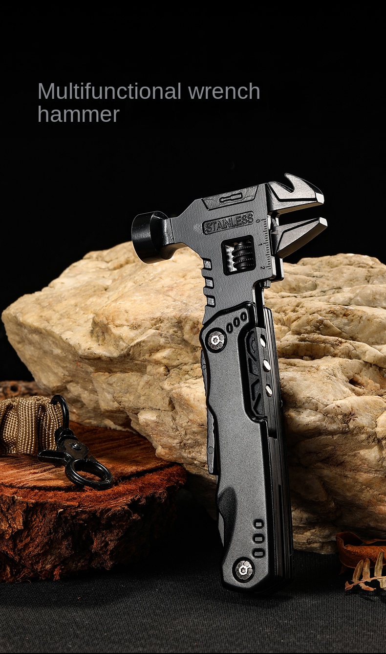 Πολυλειτουργικό Μαχαίρι - Σφυρί Σουγιάς απο Ανοξείδωτο Ατσάλι - Multi Functional Pocket Knife Portable Πολυλειτουργικό Μαχαίρι - Σφυρί Σουγιάς απο Ανοξείδωτο Ατσάλι - Multi Functional Pocket Knife Portable