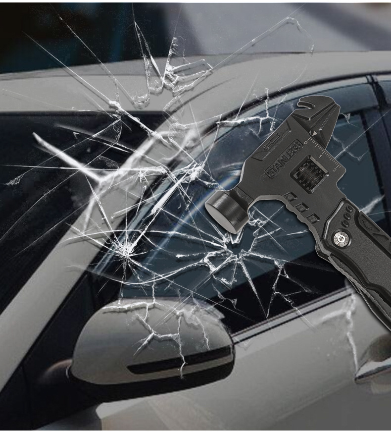 Πολυλειτουργικό Μαχαίρι - Σφυρί Σουγιάς απο Ανοξείδωτο Ατσάλι - Multi Functional Pocket Knife Portable Πολυλειτουργικό Μαχαίρι - Σφυρί Σουγιάς απο Ανοξείδωτο Ατσάλι - Multi Functional Pocket Knife Portable