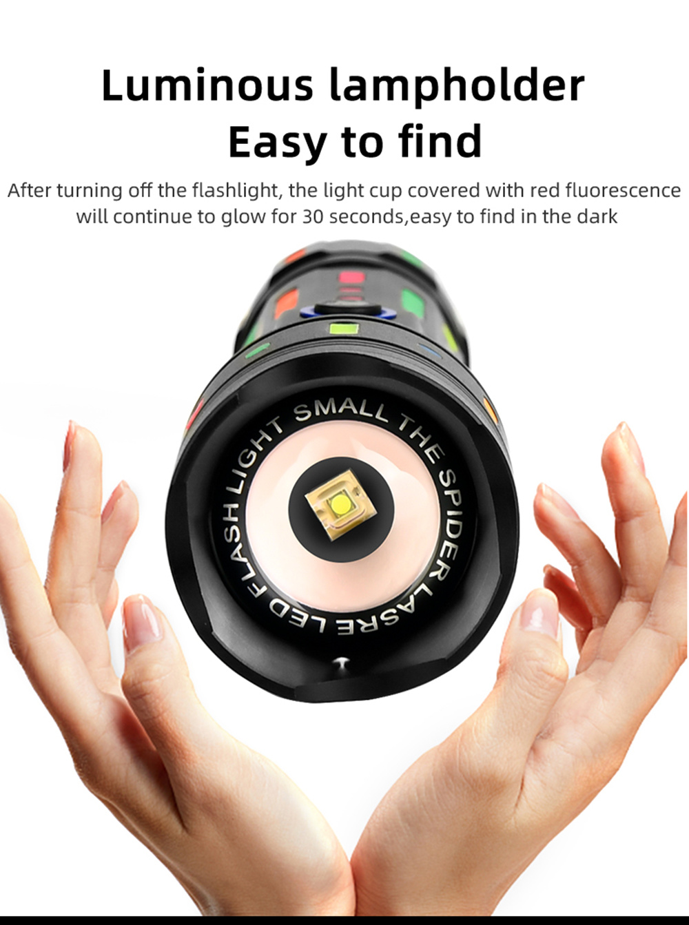 Πολυλειτουργικός Επαναφορτιζόμενος Φακός - Powerbank Αλουμινίου με Με Απορροφητικό Φιλμ Φθορισμού & 5 Λειτουργίες Φωτισμού Πολυλειτουργικός Επαναφορτιζόμενος Φακός - Powerbank Αλουμινίου με Με Απορροφητικό Φιλμ Φθορισμού & 5 Λειτουργίες Φωτισμού