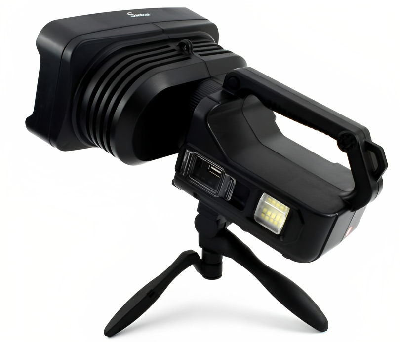 Πολυλειτουργικός Επαναφορτιζόμενος Φακός - Προβολέας - Powerbank με Λουράκι Ώμου & Mini Τρίποδο - 36 Watt - Andowl Πολυλειτουργικός Επαναφορτιζόμενος Φακός - Προβολέας - Powerbank με Λουράκι Ώμου & Mini Τρίποδο - 36 Watt - Andowl