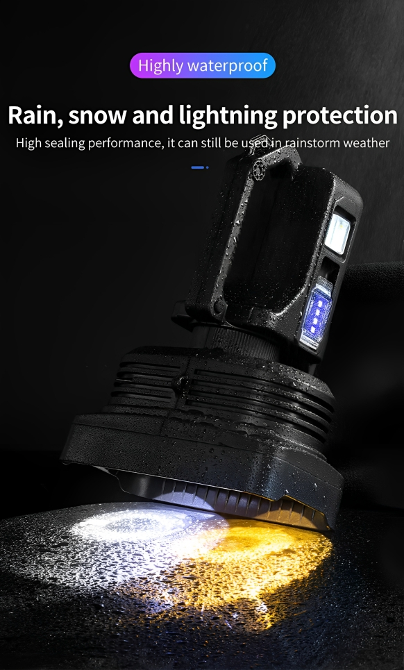 Πολυλειτουργικός Επαναφορτιζόμενος Φακός - Προβολέας - Powerbank με Λουράκι Ώμου & Mini Τρίποδο - 36 Watt - Andowl Πολυλειτουργικός Επαναφορτιζόμενος Φακός - Προβολέας - Powerbank με Λουράκι Ώμου & Mini Τρίποδο - 36 Watt - Andowl