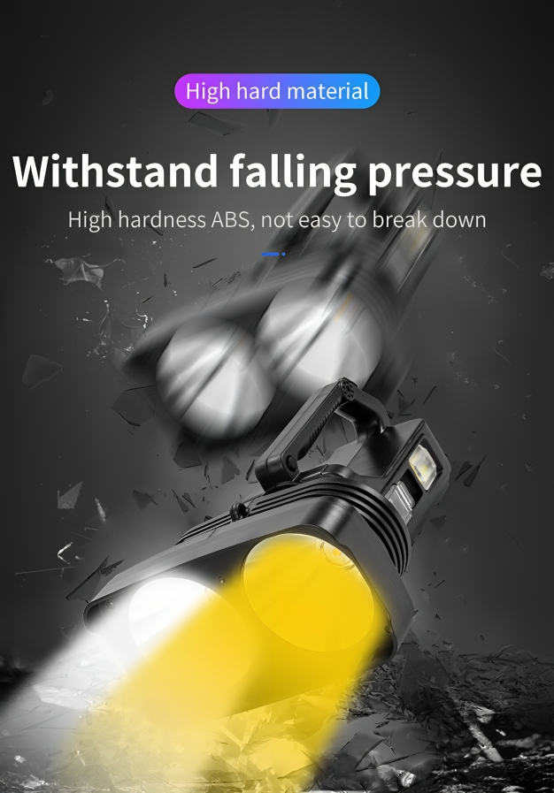 Πολυλειτουργικός Επαναφορτιζόμενος Φακός - Προβολέας - Powerbank με Λουράκι Ώμου & Mini Τρίποδο - 36 Watt - Andowl Πολυλειτουργικός Επαναφορτιζόμενος Φακός - Προβολέας - Powerbank με Λουράκι Ώμου & Mini Τρίποδο - 36 Watt - Andowl