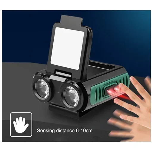 Πολυλειτουργικός Μίνι Φακός LED Χειρός - Κεφαλής 400LM G11– Μαύρο Πολυλειτουργικός Μίνι Φακός LED Χειρός - Κεφαλής 400LM G11– Μαύρο