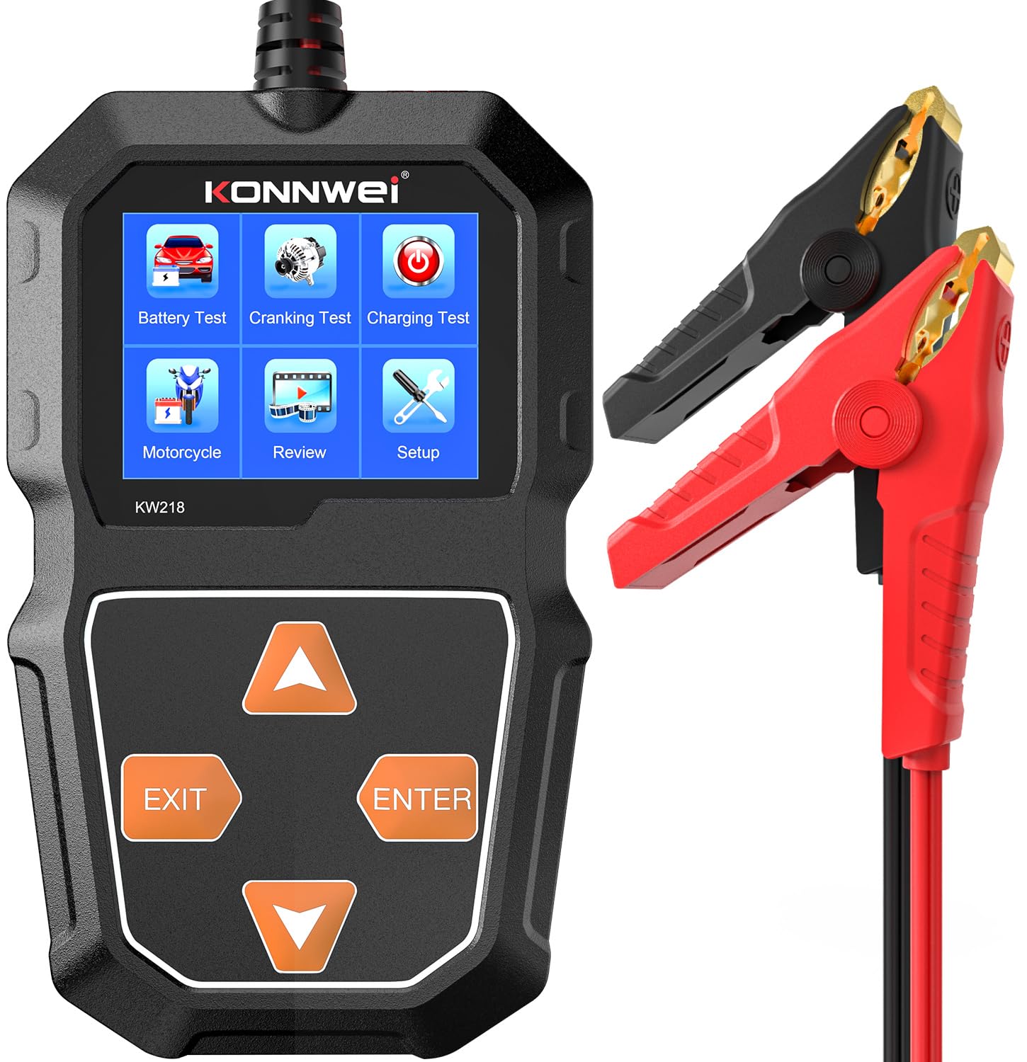 Πολυλειτουργικός Ψηφιακός Ελεγκτής Μπαταρίας Αυτοκινήτου 6V/12V για Οχήματα & Μοτοσυκλέτες - Konnwei Πολυλειτουργικός Ψηφιακός Ελεγκτής Μπαταρίας Αυτοκινήτου 6V/12V για Οχήματα & Μοτοσυκλέτες - Konnwei