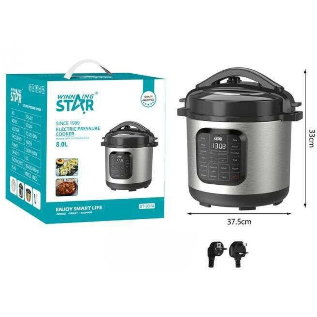 Πολυμάγειρας Χωρητικότητας 8lt - 1300W με Οθόνη LCD & Αποσπώμενο Δοχείο Πολυμάγειρας Χωρητικότητας 8lt - 1300W με Οθόνη LCD & Αποσπώμενο Δοχείο