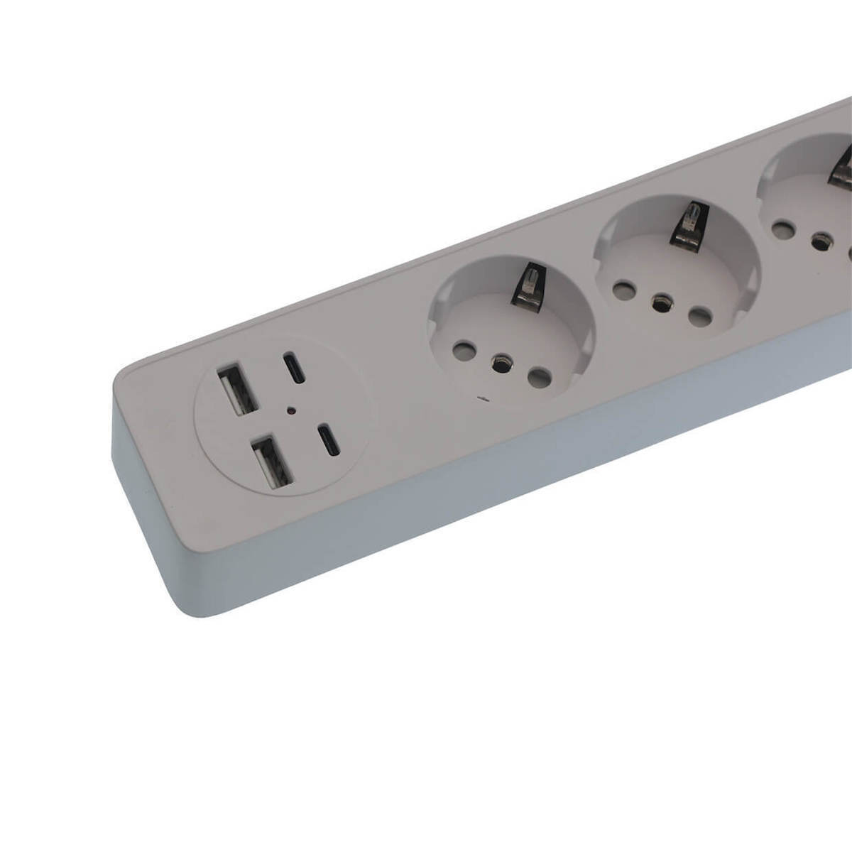 Πολύπριζο Ασφαλείας 4 Θέσεων με 2 USB-A, 2 USB-C & Διακόπτη - Jortan Πολύπριζο Ασφαλείας 4 Θέσεων με 2 USB-A, 2 USB-C & Διακόπτη - Jortan