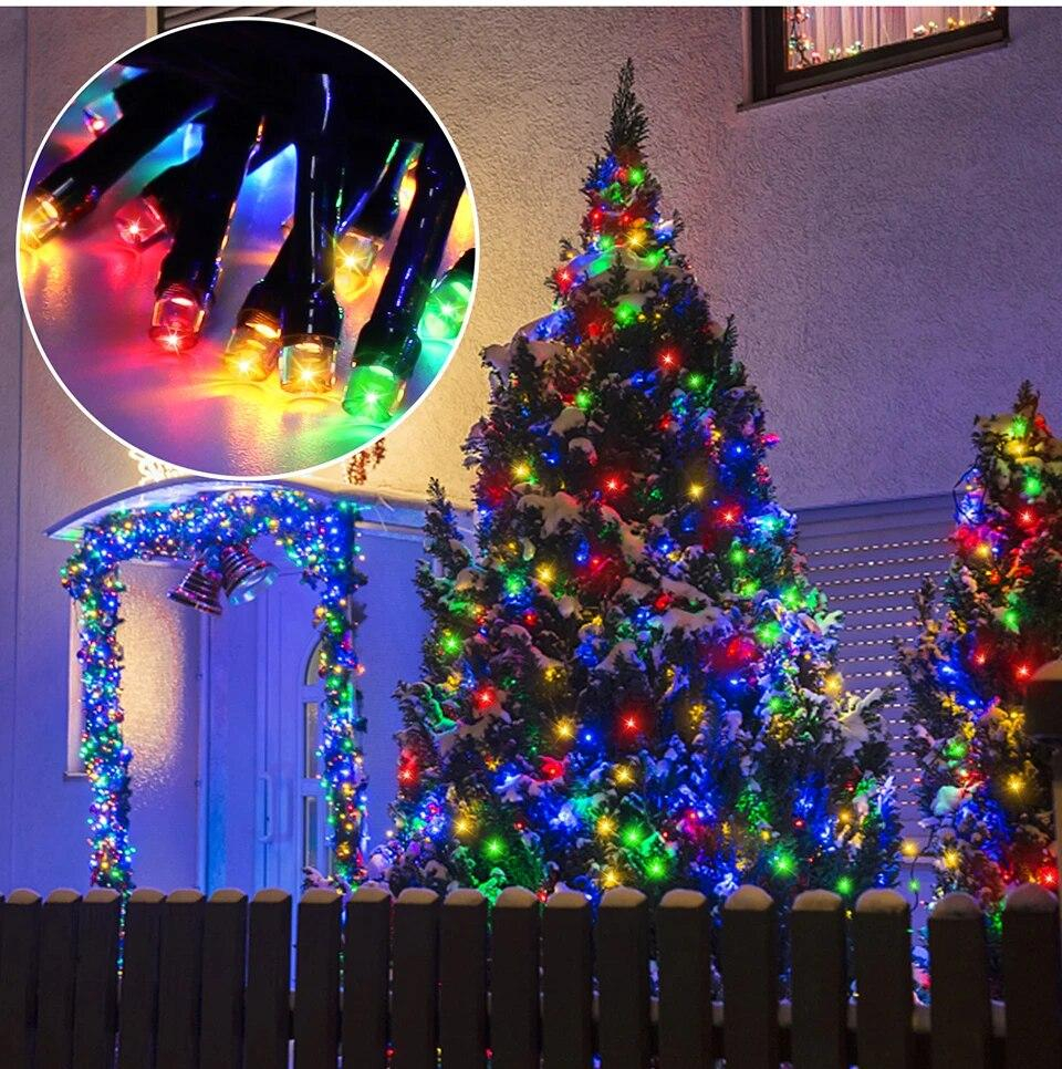 Πολύχρωμα Χριστουγεννιάτικα Λαμπάκια 13.95m με 280 LED, IP44 Πολύχρωμα Χριστουγεννιάτικα Λαμπάκια 13.95m με 280 LED, IP44