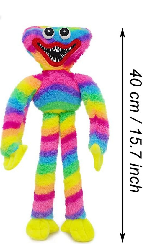 Πολύχρωμο Λούτρινο Αρκουδάκι Huggy Wuggy σε Διάφορα Χρώματα 40cm Πολύχρωμο Λούτρινο Αρκουδάκι Huggy Wuggy σε Διάφορα Χρώματα 40cm