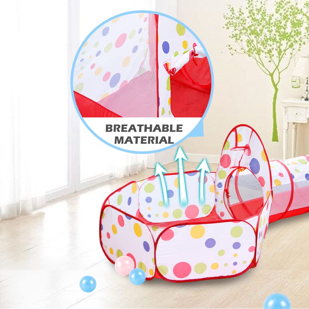 Pop-Up Παιδική Σκηνή - Παιδότοπος με Σπιτάκι, Μίνι Μπασκέτα, Μπαλοπισίνα & Τούνελ - Kids Playtent Pop-Up Παιδική Σκηνή - Παιδότοπος με Σπιτάκι, Μίνι Μπασκέτα, Μπαλοπισίνα & Τούνελ - Kids Playtent