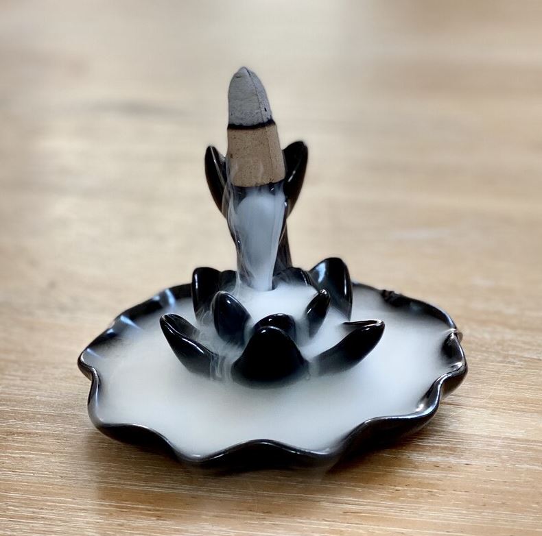 Πορσελάνινη Βάση Αντίστροφης Ροής για Αρωματικά Sticks– Backflow Incense Holder Μαύρο 11x60 cm Πορσελάνινη Βάση Αντίστροφης Ροής για Αρωματικά Sticks– Backflow Incense Holder Μαύρο 11x60 cm