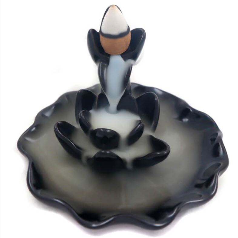 Πορσελάνινη Βάση Αντίστροφης Ροής για Αρωματικά Sticks– Backflow Incense Holder Μαύρο 11x60 cm Πορσελάνινη Βάση Αντίστροφης Ροής για Αρωματικά Sticks– Backflow Incense Holder Μαύρο 11x60 cm