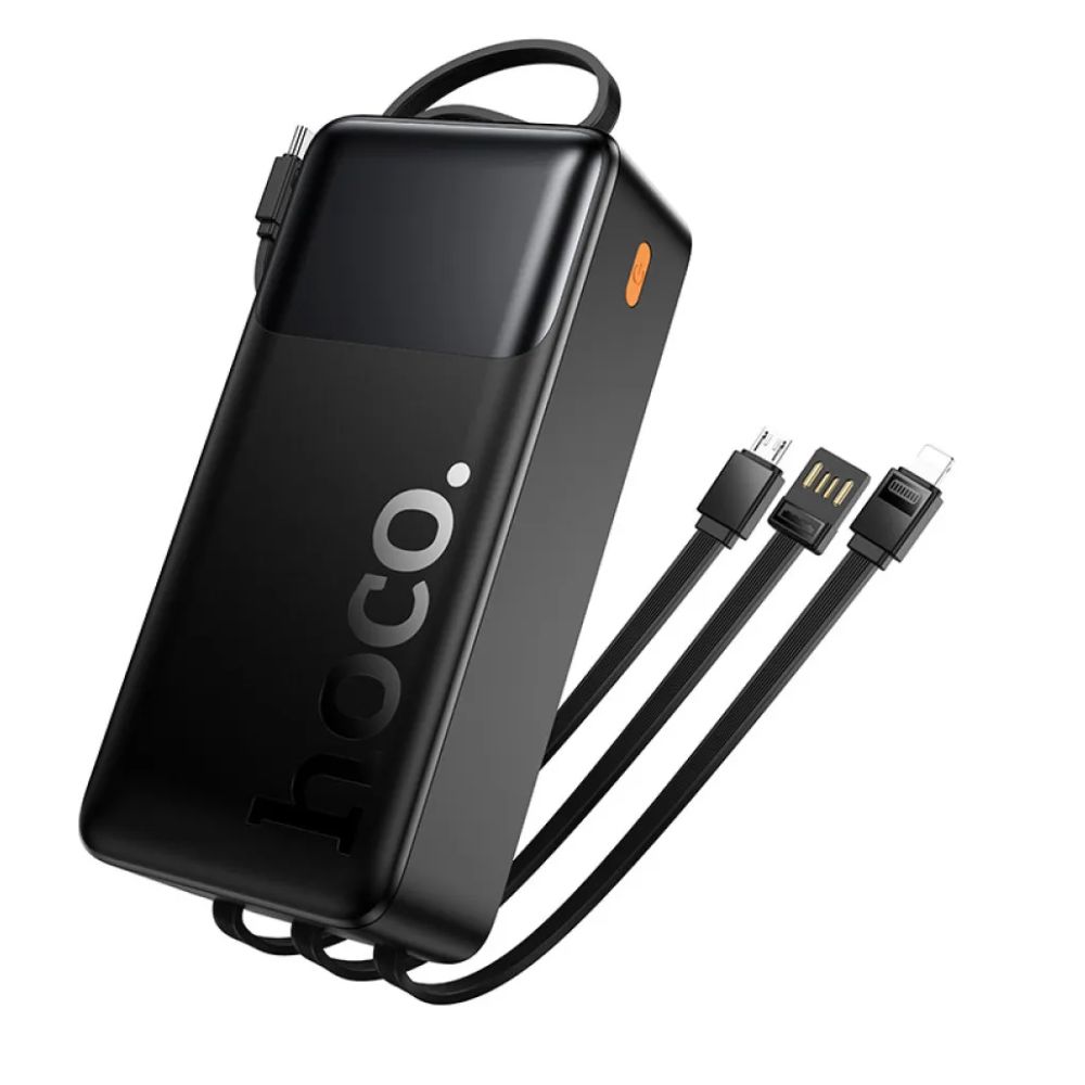 Power Bank Hoco 30000mAh 22.5W με Ενσωματωμένα Καλώδια Γρήγορη Φόρτιση και LED Οθόνη Power Bank Hoco 30000mAh 22.5W με Ενσωματωμένα Καλώδια Γρήγορη Φόρτιση και LED Οθόνη
