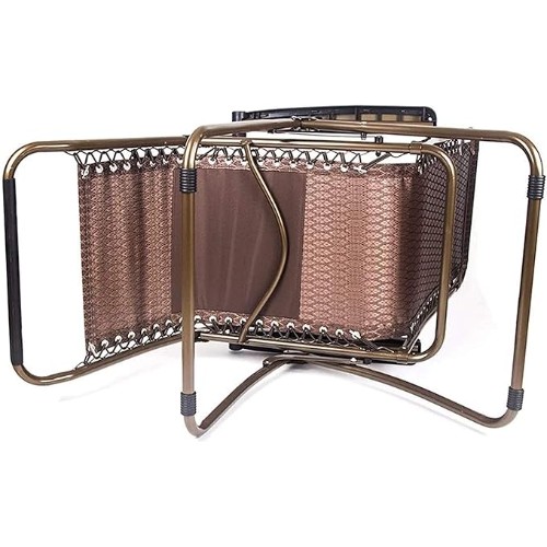 Μεταλλική Πτυσσόμενη Ξαπλώστρα - Πολυθρόνα Παραλίας με Ρυθμιζόμενη Πλάτη και Μαξιλαράκι - 160x64x110 cm Μεταλλική Πτυσσόμενη Ξαπλώστρα - Πολυθρόνα Παραλίας με Ρυθμιζόμενη Πλάτη και Μαξιλαράκι - 160x64x110 cm