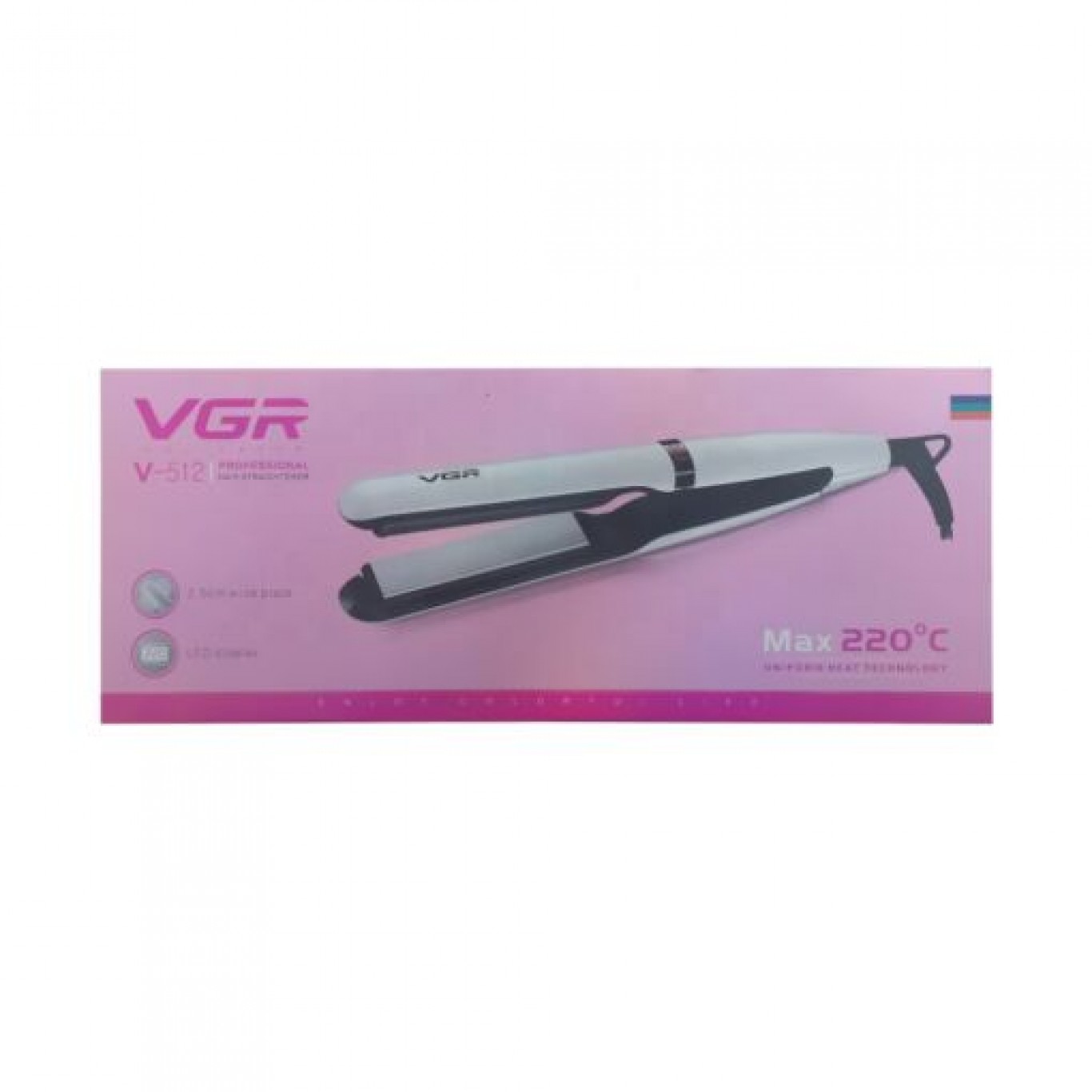 Πρέσα Μαλλιών 2 σε 1 Ισιωτική και Μπουκλωτική VGR με Κεραμικές Πλάκες, Ρυθμιζόμενη Θερμοκρασία και Οθόνη LED - Άψογο Ισιωμένο ή Μπουκλέ Αποτέλεσμα Πρέσα Μαλλιών 2 σε 1 Ισιωτική και Μπουκλωτική VGR με Κεραμικές Πλάκες, Ρυθμιζόμενη Θερμοκρασία και Οθόνη LED - Άψογο Ισιωμένο ή Μπουκλέ Αποτέλεσμα