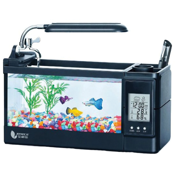 Πρωτοποριακό Mini Ενυδρείο - Μολυβοθήκη Γραφείου με Φωτισμό LED, Ηχείο & Οθόνη LCD με Ρολόι, Ημερολόγιο & Ξυπνητήρι USB 2.0Lt Πρωτοποριακό Mini Ενυδρείο - Μολυβοθήκη Γραφείου με Φωτισμό LED, Ηχείο & Οθόνη LCD με Ρολόι, Ημερολόγιο & Ξυπνητήρι USB 2.0Lt