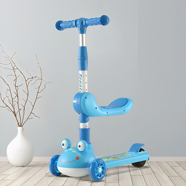 Παιδικό Τρίτροχο Πατίνι Σκούτερ 2 σε 1 με Αναδιπλούμενο Κάθισμα - Για Παιδιά από 3 Ετών Παιδικό Τρίτροχο Πατίνι Σκούτερ 2 σε 1 με Αναδιπλούμενο Κάθισμα - Για Παιδιά από 3 Ετών