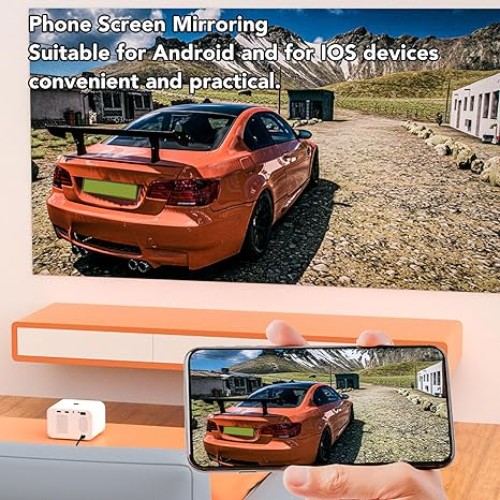 Προβολέας Τεχνολογίας Προβολής LCD Λάμπας LED 1080p Wi-Fi 2.4G/5G Αυτόματης Εστίασης με Οθόνη Προβολής 40-100” με Τηλεχειριστήριο Προβολέας Τεχνολογίας Προβολής LCD Λάμπας LED 1080p Wi-Fi 2.4G/5G Αυτόματης Εστίασης με Οθόνη Προβολής 40-100” με Τηλεχειριστήριο