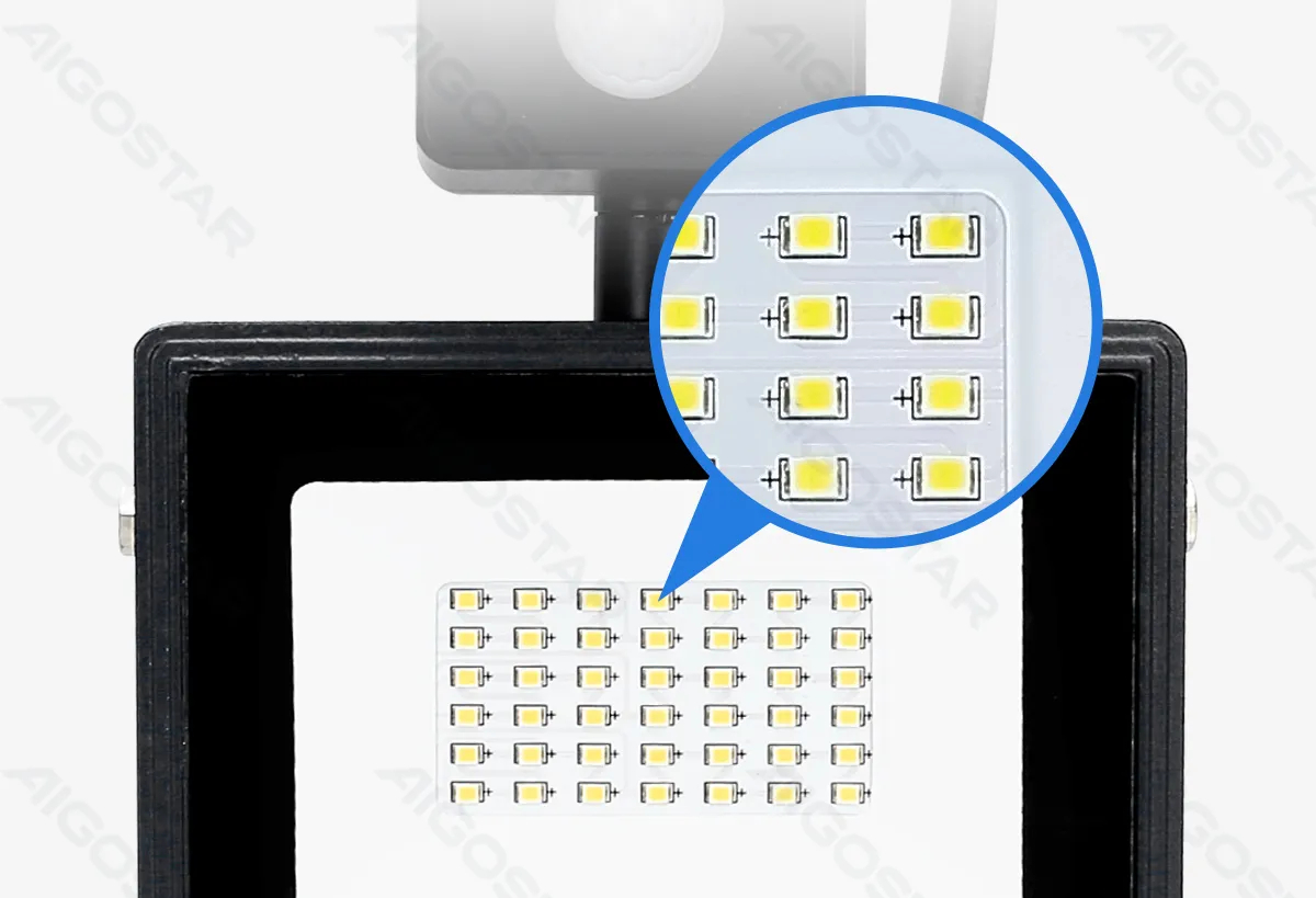 Προβολέας SMD LED 50W με Ανιχνευτή Κίνησης - 4000K 4500lm - Aigostar Προβολέας SMD LED 50W με Ανιχνευτή Κίνησης - 4000K 4500lm - Aigostar