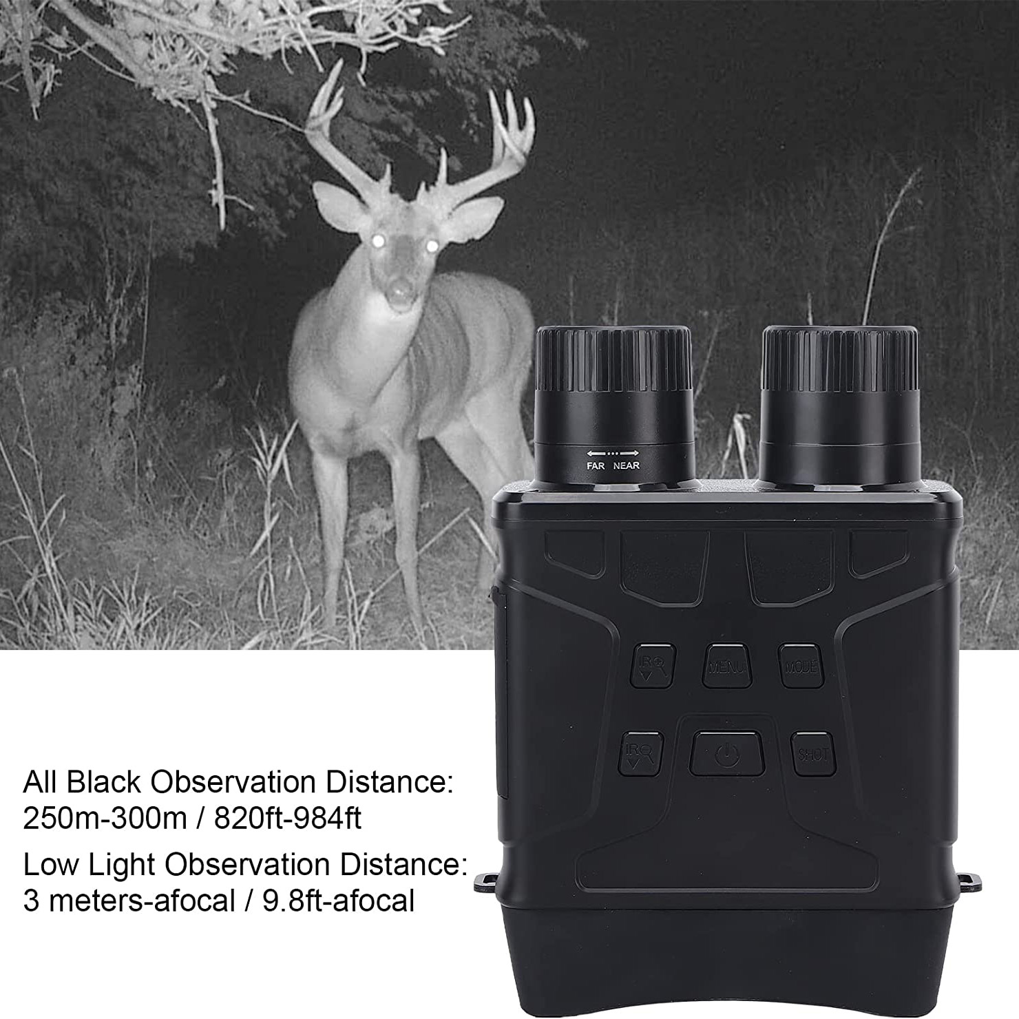 Ψηφιακά Κυάλια & Κάμερα Νυκτός 4Κ FHD με Νυχτερινή Όραση Υπερύθρων LED 300m & Καταγραφή Βίντεο & Φωτογραφιών σε SD Ψηφιακά Κυάλια & Κάμερα Νυκτός 4Κ FHD με Νυχτερινή Όραση Υπερύθρων LED 300m & Καταγραφή Βίντεο & Φωτογραφιών σε SD