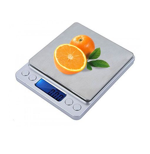 Ψηφιακή Ανοξείδωτή Ζυγαριά Ακριβείας Κουζίνας Έως 0.5kg με Ακρίβεια 0.01g Μπλε Φωτισμό Ασημί Ψηφιακή Ανοξείδωτή Ζυγαριά Ακριβείας Κουζίνας Έως 0.5kg με Ακρίβεια 0.01g Μπλε Φωτισμό Ασημί