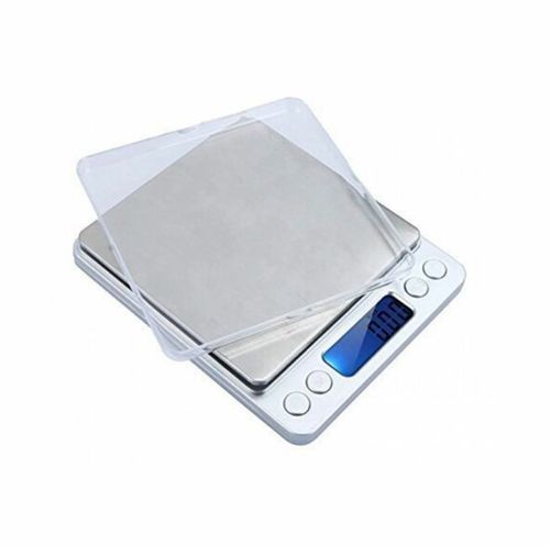 Ψηφιακή Ανοξείδωτή Ζυγαριά Ακριβείας Κουζίνας Έως 0.5kg με Ακρίβεια 0.01g Μπλε Φωτισμό Ασημί Ψηφιακή Ανοξείδωτή Ζυγαριά Ακριβείας Κουζίνας Έως 0.5kg με Ακρίβεια 0.01g Μπλε Φωτισμό Ασημί