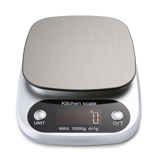 Ψηφιακή Ανοξείδωτη Ζυγαριά Ακριβείας Κουζίνας Έως 10kg & Με Υποδιαίρεση 1g Ψηφιακή Ανοξείδωτη Ζυγαριά Ακριβείας Κουζίνας Έως 10kg & Με Υποδιαίρεση 1g