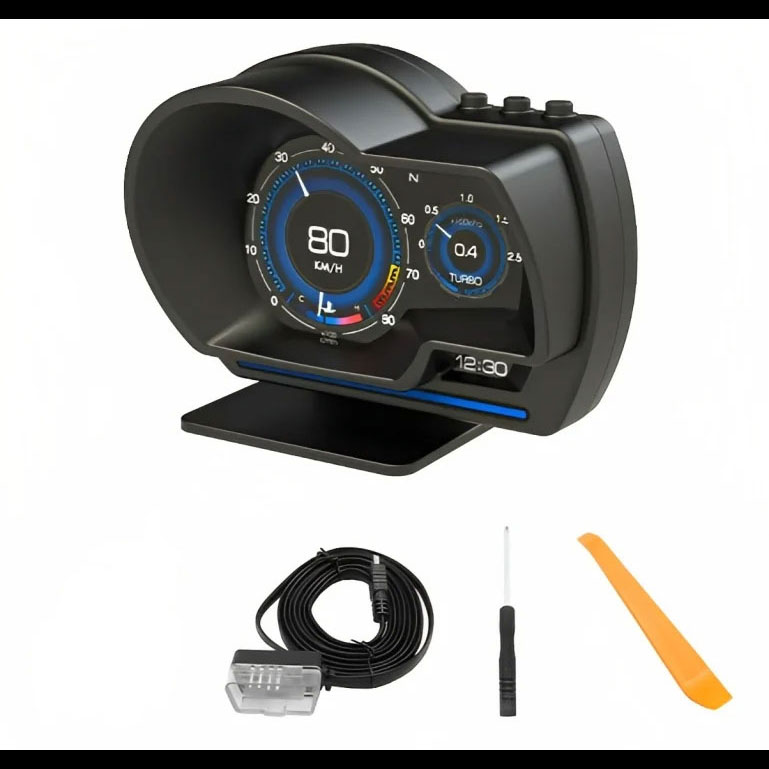 Ψηφιακή TFT Οθόνη Ενδείξεων Αυτοκινήτου OBD2 HUD Ταχύμετρο, Στροφόμετρο, Πίεσης Ελαστικών, Κατανάλωση Καυσίμου - HUD Head Up Display Ψηφιακή TFT Οθόνη Ενδείξεων Αυτοκινήτου OBD2 HUD Ταχύμετρο, Στροφόμετρο, Πίεσης Ελαστικών, Κατανάλωση Καυσίμου - HUD Head Up Display