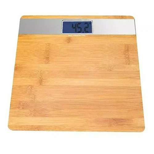 Ψηφιακή Ζυγαριά από Bamboo έως 180kg Hoomei Καφέ Ψηφιακή Ζυγαριά από Bamboo έως 180kg Hoomei Καφέ