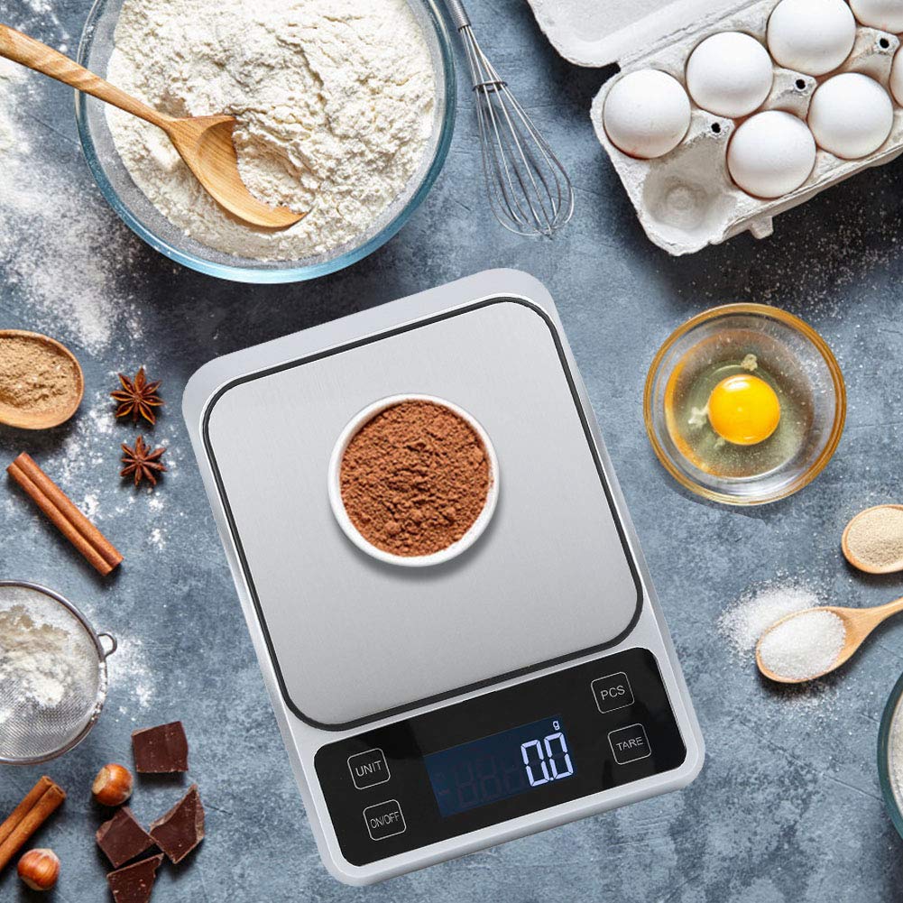 Ψηφιακή Ζυγαρία Κουζίνας 1-10Kg με Ακρίβεια 1 Γραμμαρίου και Πολλαπλές Μονάδες Μέτρησης Βάρους - Aerbes Ψηφιακή Ζυγαρία Κουζίνας 1-10Kg με Ακρίβεια 1 Γραμμαρίου και Πολλαπλές Μονάδες Μέτρησης Βάρους - Aerbes