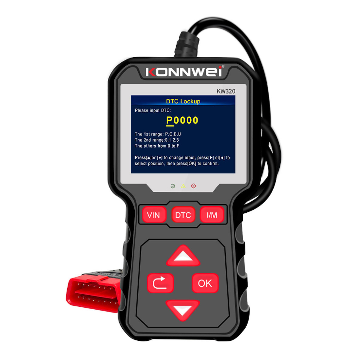 Ψηφιακό Διαγνωστικό Αυτοκινήτου OBD 2 με Καλώδιο - Konnwei Ψηφιακό Διαγνωστικό Αυτοκινήτου OBD 2 με Καλώδιο - Konnwei