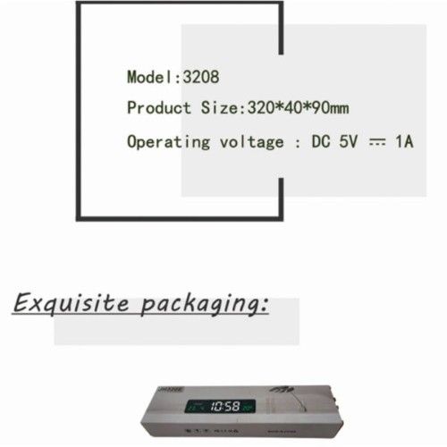 Ψηφιακό Ξυπνητήρι , Εσωτερικού Χώρου Τοίχου - Επιτραπέζιου με Ρολόι,Θερμόμετρο και Ημερολόγιο 32x9x4cm Ψηφιακό Ξυπνητήρι , Εσωτερικού Χώρου Τοίχου - Επιτραπέζιου με Ρολόι,Θερμόμετρο και Ημερολόγιο 32x9x4cm